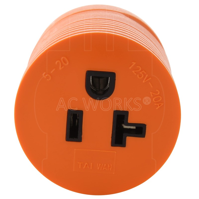 AC WORKS [ADL1420520] Locking Adapter L14-20P 20A 125/250Volt 4Prong Male