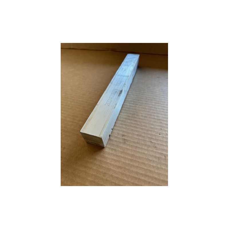 Aluminum Square Bar, 1.5" x 1.5", Solid Stock, Machining, 6061-T6511,