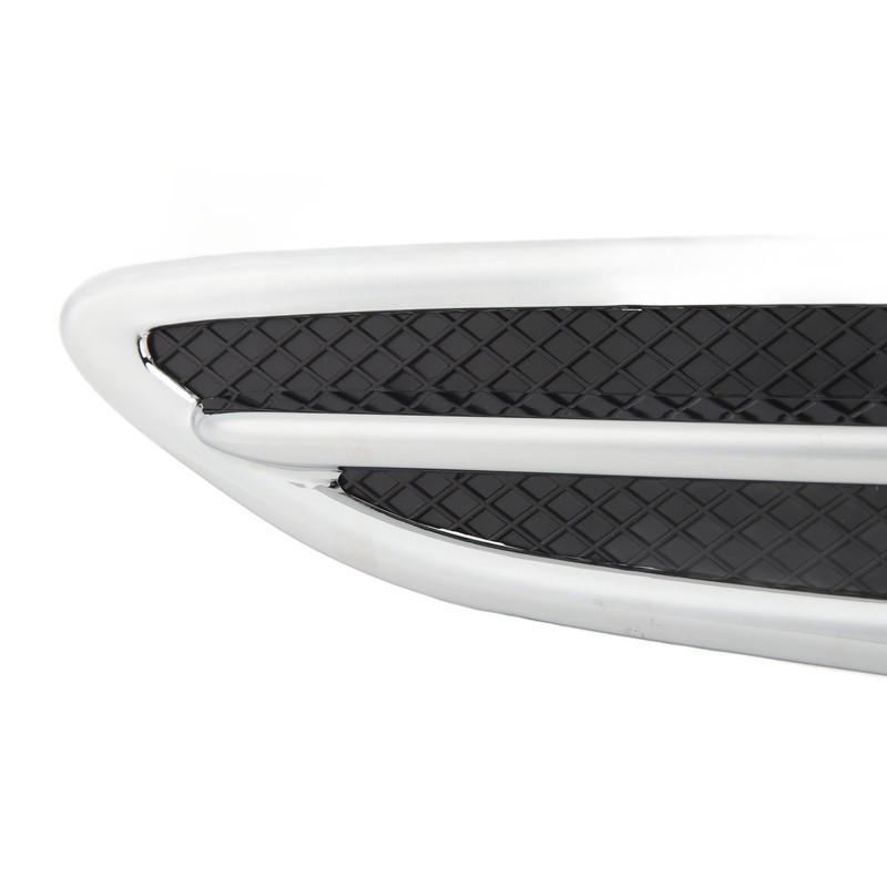 Front Mudguard Vent Molding Chrome Stylish Easy Installation Mud Flap