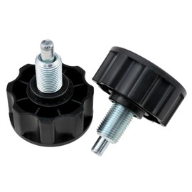 Yocimango M16 Flat Head Curved pop-up Pull pin Quick Spring knob for Indoor Fitness, Indoor Bicycle Equipment Spring pin -2pcs