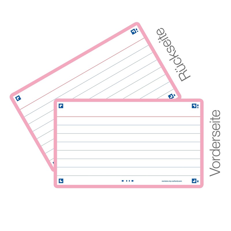 Oxford Flash 2.0 Index Cards A7, Flashcards, 75 x 125