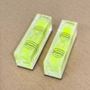 SIZIKJXGHWYI 2Pcs Square Bubble Spirit Levels with Magnetic Base 52x20x15mm