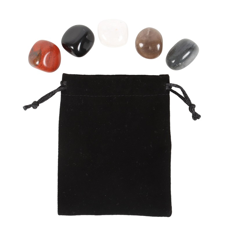 Scorpio Crystal Tumblestone Set - Zodiac Crystals for Scorpio with