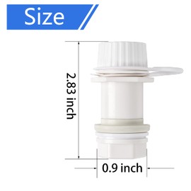 HQAPR Coolers Replacement Drain Plug for Igloo Cooler, Cooler Threaded Drain Plug for Igloo Cooler Ice Chest, Igloo Cooler Drain Plug Replacement Parts