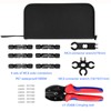 VIVLLEN Solar Crimping Tool Kits-Includes 2.5/4.0/6.0mm² Solar Panel PV Cable