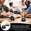Pack of 2 Table Bell, Table Bell, Reception Bell, Black