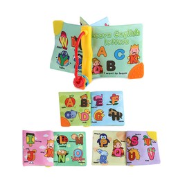 Baby First Word Book Soft Fabric Cognition Book Learning & Activity Early Learning Toy Letter