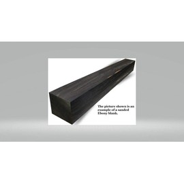 Varieties of Exotic Wood Pepper Mill Blank, Suitable Square Turning Blanks Measuring 3 x 3 x 12 Inches (1, GABOON Ebony)