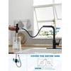Kitchen Faucet with Pull Down Sprayer, Matte Black Waterfall Kitchen
