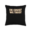 Crust Baking Knead - Baker Dough Sourdough Bread Throw Pillow
