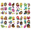 16 x Mermaid temporary tattoos sheets kid 4,5,6,7 girls children