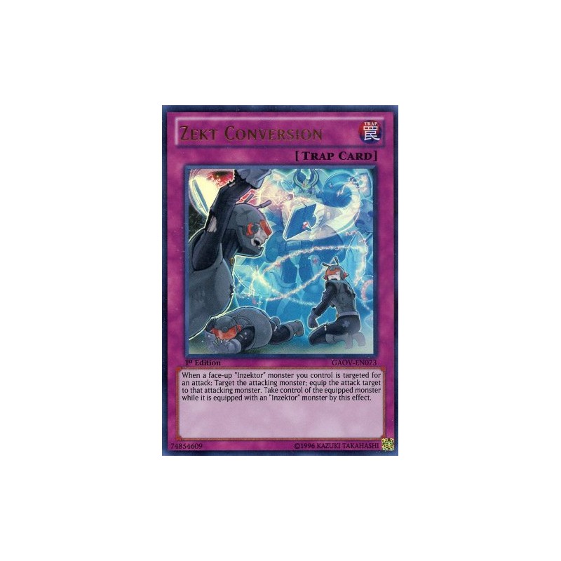 Yu-Gi-Oh! - Zekt Conversion (GAOV-EN073) - Galactic Overlord - 1st