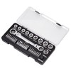 LEONTOOL 6PCS Socket Ratchet Wrench Set 8.5 Inch Quick Release