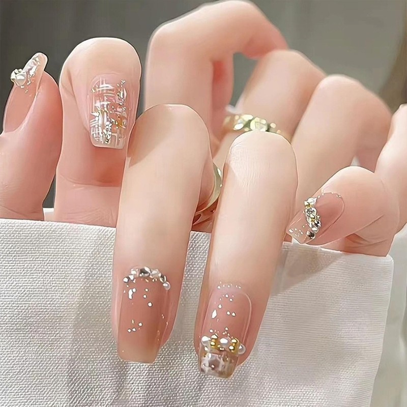 XUZOO Nail Tip, 3D Fiddle, Short, Long, Cute, Stylish, Popular,