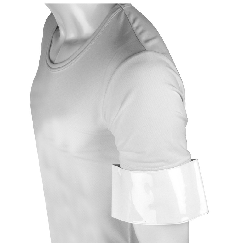 Toyo No Armbands "White Solid" Pin Length Adjustable Band, No.