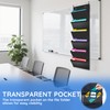 ZKOO Over the Door File Organizer, Hanging Mount File Folders