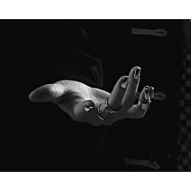 Full Finger Long Ring Knuckle Joint Claw Adjustable Metal Ring Jewelry for Women Men Costume Accessories (Silver, One size)