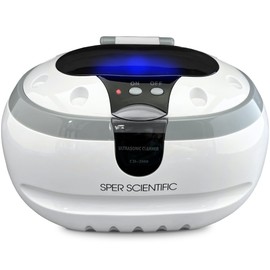 Ultrasonic Cleaner, Stainless Steel Cleaner for Jewelry, Retainer, Sterling Silver, Ultrasonic Jewelry Cleaner, 20oz Capacity - Sper Scientific 100005