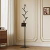 ZEYEXE Tree-shaped coat rack,Coat Tree Freestanding with 8 Hooks and