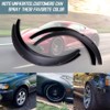DREAMIZER 4x 2"/50mm Flexible Car Fender Flares Universal Extra Wide