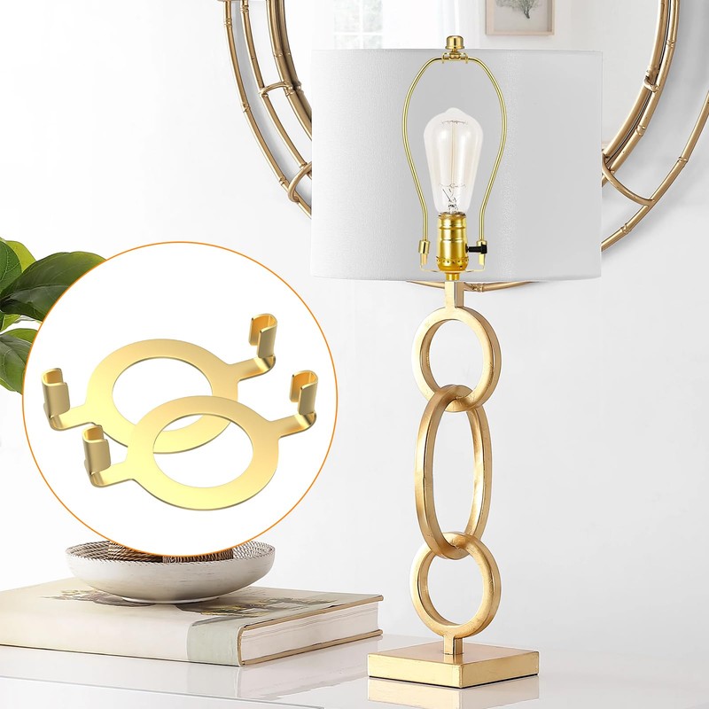 MARRTEUM E26 Lamp Harp Saddle Base Lampshade Holder 1-7/16" (36