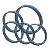 TITAN MANIA Titanium Key Ring, Blue, Titanium Key Chain, Motorcycle,