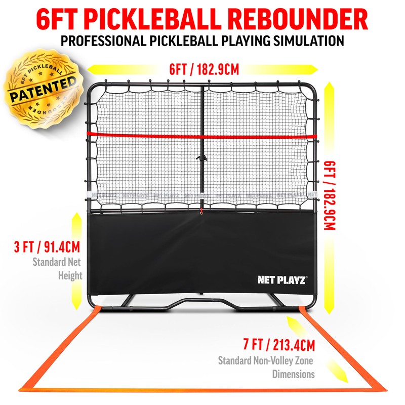 Pickleball Rebounder Training Aid: Adjustable Angles, Easy Setup & Storage