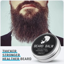 2pcs Bálsamo Ultra Potente Para Crecimiento De Barba - Fina Menta
