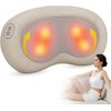 Back Massager with Heat, Shiatsu Neck Massager, Deep Tissue Kneading