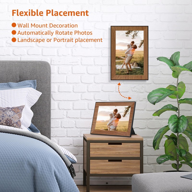 Digital Picture Frame,WiFi frameo Digital Photo Frame with 10.1 Inch