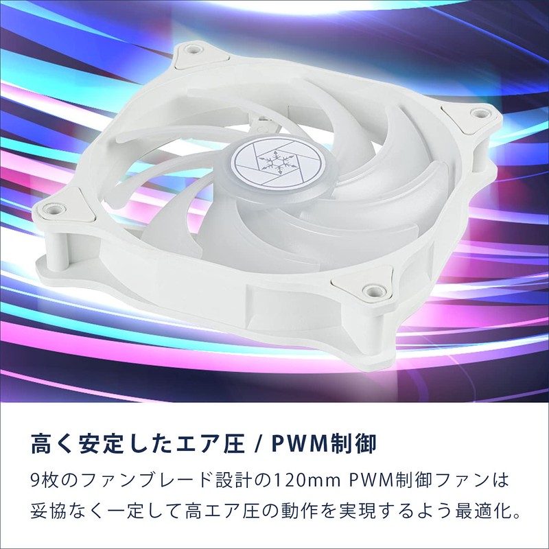 Silver Stone Air Blazer Series SST-AB120RW-ARGB 3-in-1 Addressable RGB Fan