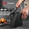 Kitchen Gift 15-Piece Black High Carbon Chef Steak Meat Cutting