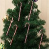 Pack of 20 Christmas Acrylic 12 cm Candy Cane Christmas
