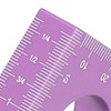3in Right Angle Measure Ruler Thick Aluminum Alloy 45 Degree