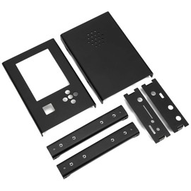 Protective Case Fits PortaPack H2, Aluminum Alloy Enclosure, Black Metal Housing for DIY Radio Projects