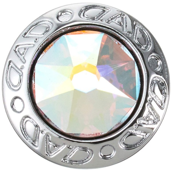 Garson DAD Jewelry Keyless Emblem 2 1P Aurora (SWAROVSKI) SB179-02 D.A.D