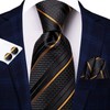 Hi-Tie 63" 70" Ties for Men Silk Extra Long Mens