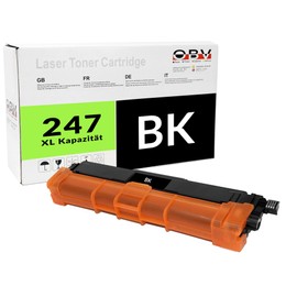 OBV TN-247 Compatible Toner to Replace Brother TN-247BK TN-243BK DCP L3510CDW L3550CDW HL-L3210CW L3230CDW L3270CDW L3280CDW MFC L3710CW L3730CDN L3740CDN L3740CDN 3750CDCDCDW L3770CDW Black