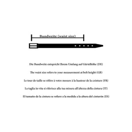 Vascavi® leather belt made of cowhide leather, 3.5 cm wide and approx. 0.3 cm thick, real leather belt, made in Germany, can be shortened for men and women #3,5-0001 - light brown