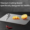100% Pure Titanium Cutting Boards, Titanium Cutting Board for Kitchen,