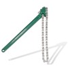 15 Inch Heavy-Duty Ratcheting Chain Wrench Reversible Oil Filter Tool