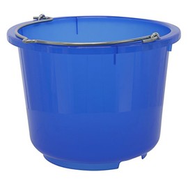 Kerbl All Purpose Bucket Transparent, Blue