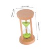 ULTECHNOVO 5 Sand Timer for Classroom and Kitchen Elegant Green