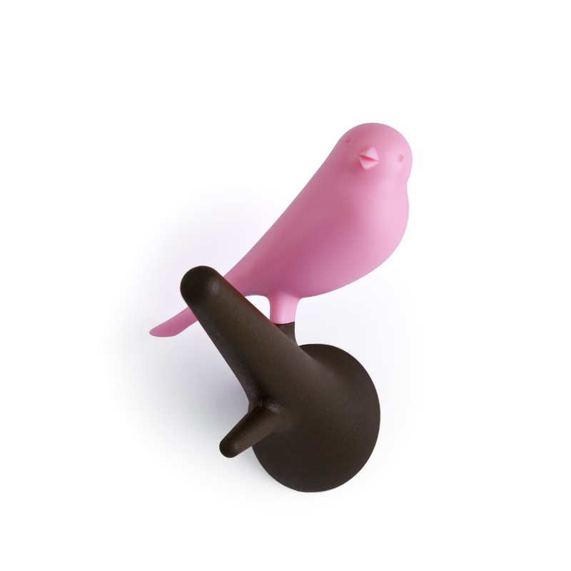 Qualy Garderobenhaken, Plastik, 10 x 8 x 7 cm