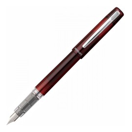 Platinum Prefount Crimson Red Fine Fountain Pen, Pack of 1