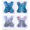 Elite Endurance Slate Grey Hydration Vest - Unisex Reflective Nylon