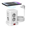 Power Strip with USB, 7 Sockets Distribution Socket with 5