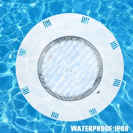 Swimming Pool Light, Wall Mounted AC12V 40W 360Pcs LED White Color Light Multi-Color Changing Underwater Swimming Pool Lights