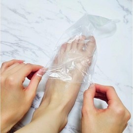 Disposable 100 Sheets Soft Feet Foot Exfoliation Pack Foot Care Foot Pack Vinyl / 일회용 100매 부드러운발만들기 발각질팩 발관리 발팩비닐