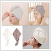 Gadpiparty Toalla Rápido Microfibra para 2 Envolver el Piezas Cabello